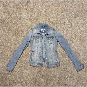 Abercrombie Girls Denim Jean Jacket Size Large